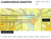 Tablet Screenshot of flamingmedusa.com